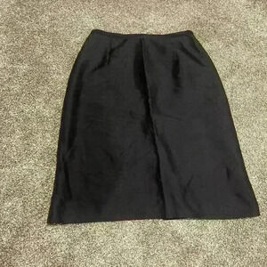 Silk size 8 Talbots knee length straight skirt